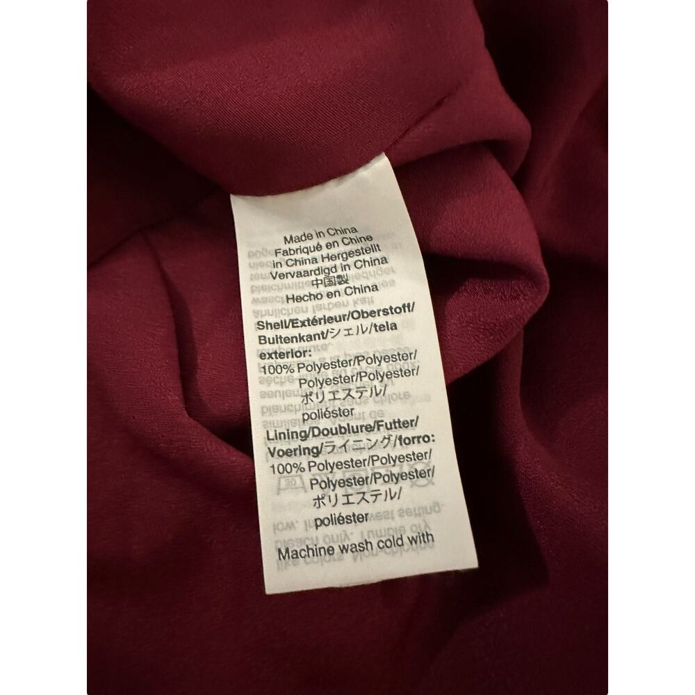J. Crew Pleated Midi Skirt in Burgundy - Picture 5 of 5